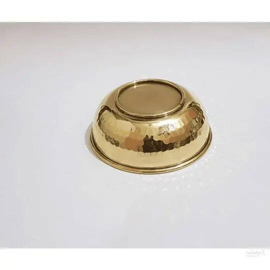 Brass Hammered Serving Bowl - Gold, 200ml