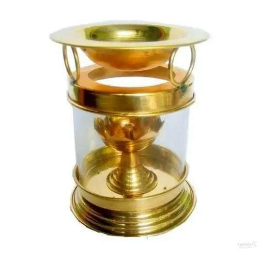 Brass Incense Sticks Holder, Agarbatti Stand With Ash Catcher