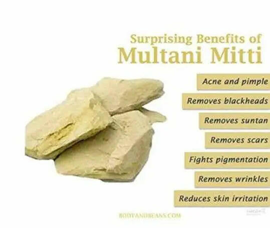 Natural Multani Mitti Stone Form (Fuller's Earth/Calcium Bentonite Clay) for Face Pack And Hair Pack 200 gms