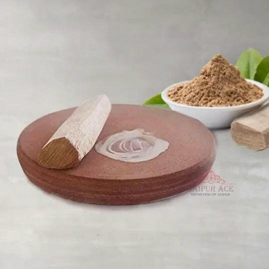 Stone Chandan Pata with Chandan Stick (Brown COLOUR PATTA)