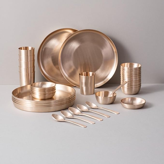 36-Piece Kansa Dinner Set