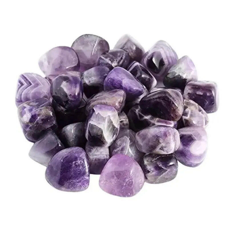 Amethyst Agate Tumble/Pebbles Stone Fashtales Handicrafts