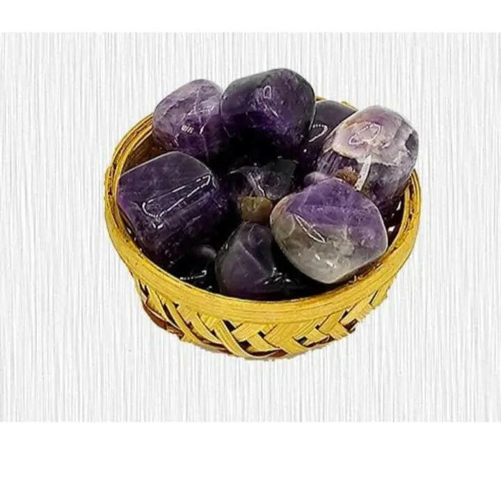Amethyst Agate Tumble/Pebbles Stone Fashtales Handicrafts