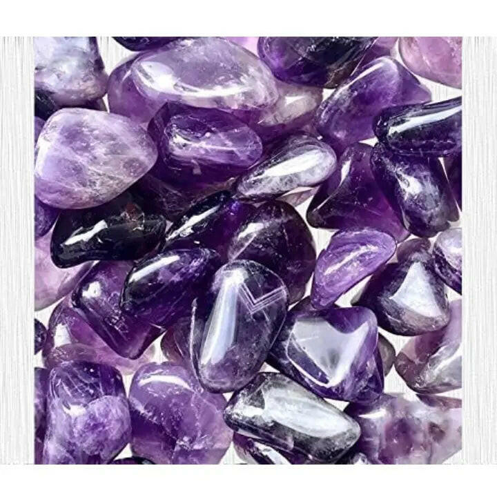 Amethyst Agate Tumble/Pebbles Stone Fashtales Handicrafts