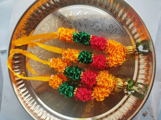 Artificial Mala/Garland for temple set of four
