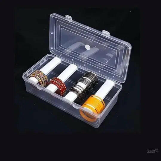 Bangle box For Women,Jewellery Box,Poratble Organizer,Transparent One and Four Rod Bangle box For Bride,Travel, Bracelet, Watches organiser