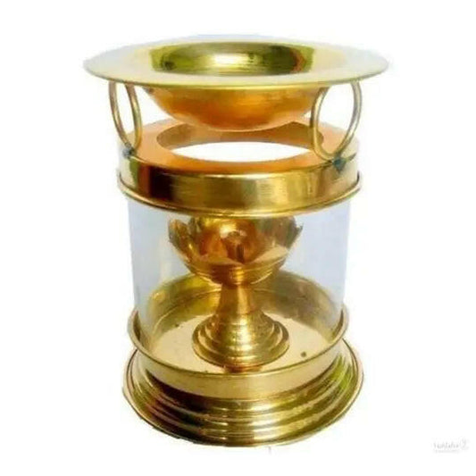 Brass Incense Sticks Holder, Agarbatti Stand With Ash Catcher
