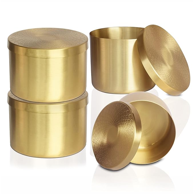  Brass Masala Storage Container