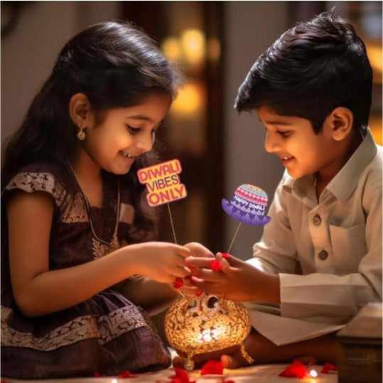 Diwali Decoration Happy Diwali Party Props, Multi Colour, Diwali Decoration Item, Diwali Décor Items (28 Pcs)