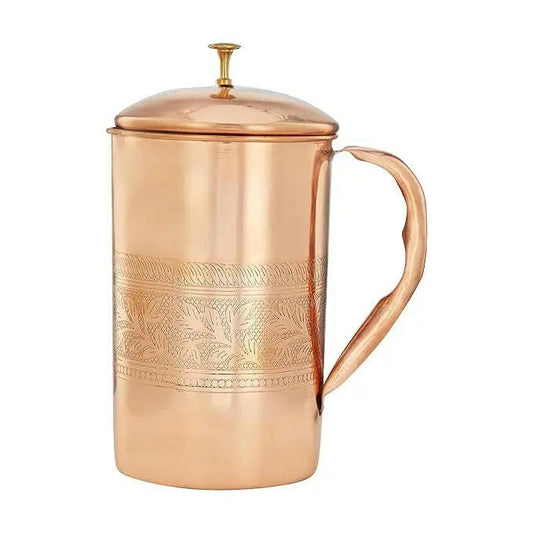 Fashtales Handicrafts Embossed Copper Jug, 1350 ml
Success
