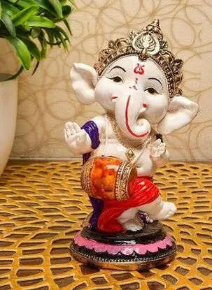 Fashtales Handicrafts Ganesh Showpiece (Dholak Ganesh, Standard)