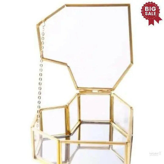 Heart- Shape Design Transparent Jewelry Box Jewelry Organizer, Earring Rings Necklaces Bracelets Display Case Gift for loved ones Inactive
Photos