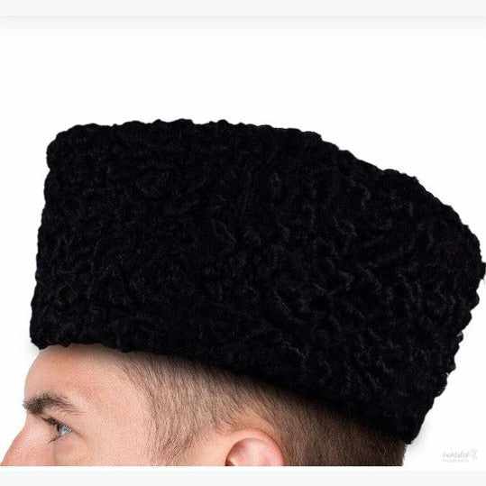 Karakul Hat/Persian Hat - Astrakhan Fur Karakul/Persian Cap with Sweatband - Karakul Hat Mens Winter Hats.