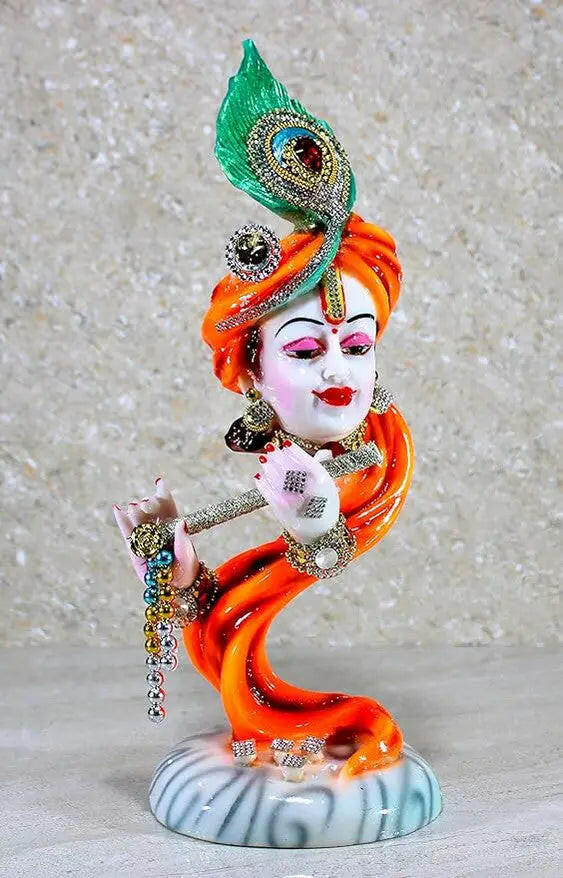 Fashtales Handicrafts Krishna Kishan Murti Idol Statue Sculpture (13.5")