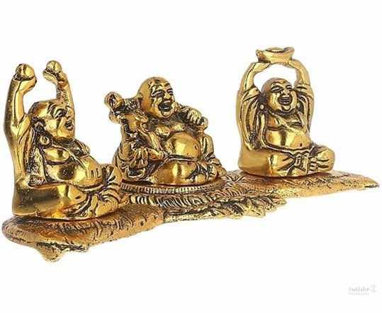 Laughing buddha idol for Vastu/feng shui Home and Office decor, Gift, car dashboard, Showpiece 7cm