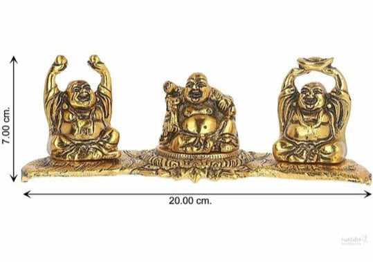 Laughing buddha idol for Vastu/feng shui Home and Office decor, Gift, car dashboard, Showpiece 7cm