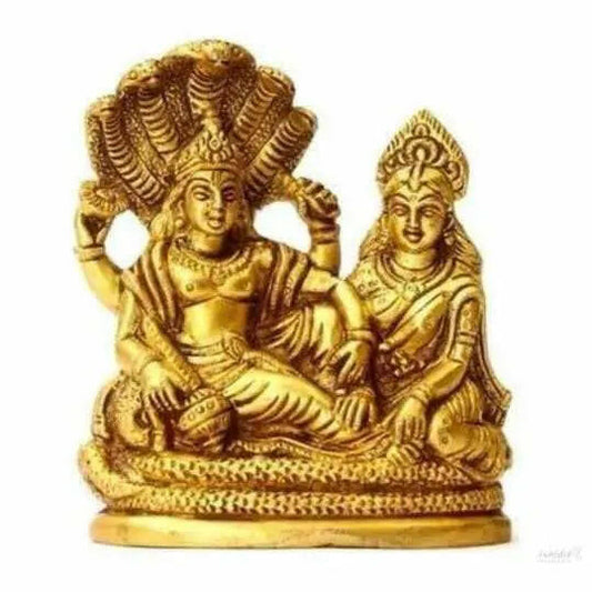 Laxmi Narayan (Vishnu) Idol Set Decorative Showpiece