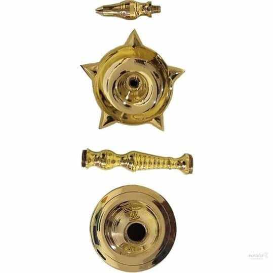 Long Diyas Oil lamps pair of heavy brass 6/8/10/13/15 inch