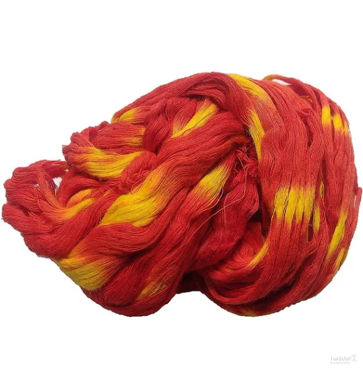 Mauli, Kalawa, Raksha Sutra with two Natural Colors Red and Saffron Combo