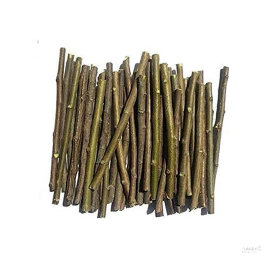 Natural Organic Neem Datun, manual Toothbrush Nim Tree Twigs Chew Sticks for Brushing Teeth Removes Bad Breath, Relieve Tooth Ache