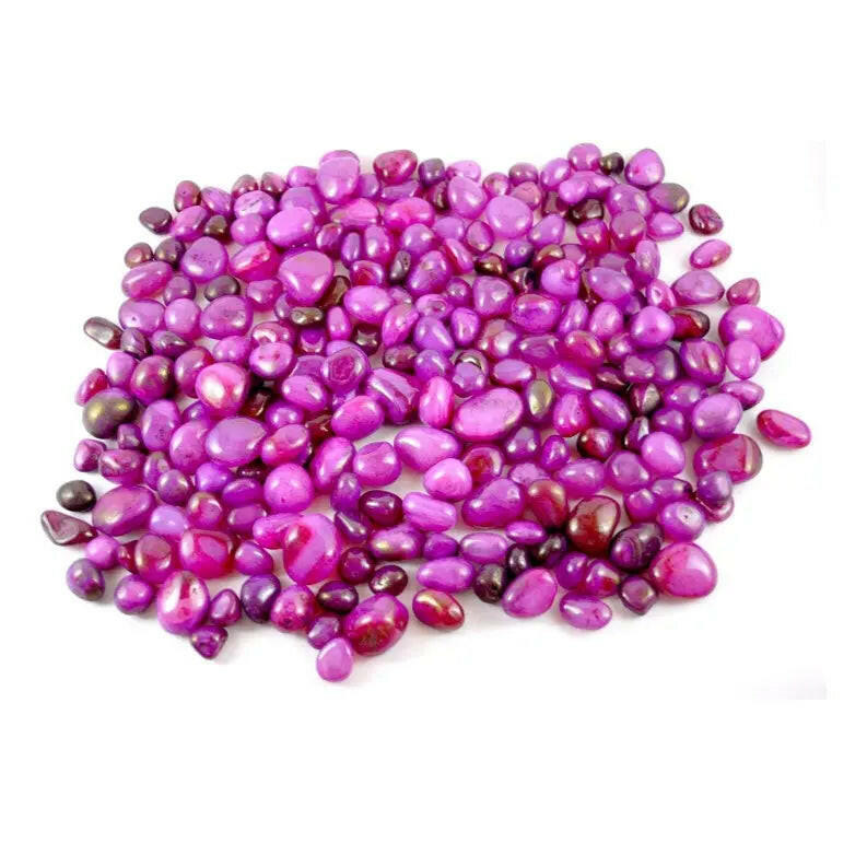 Pink Onyx Decorative Pebbles Stones Fashtales Handicrafts