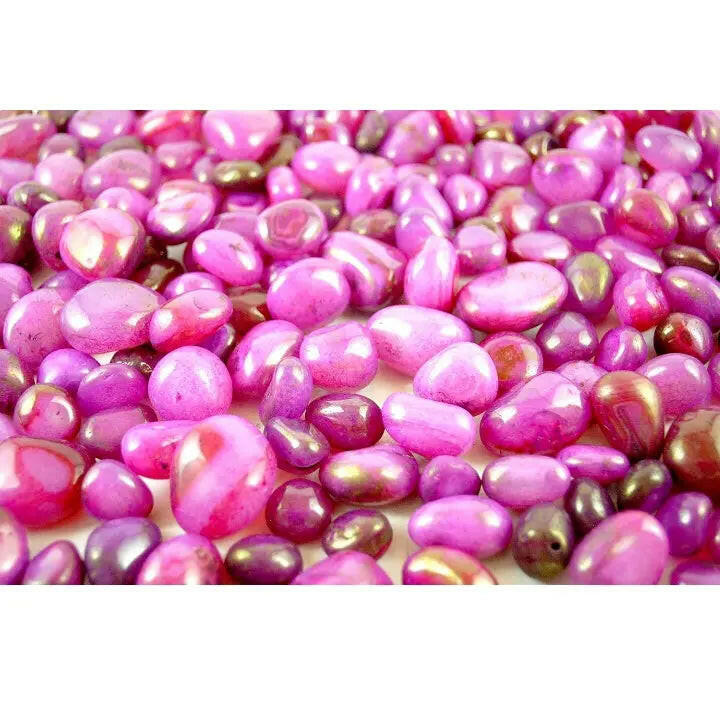 Pink Onyx Decorative Pebbles Stones Fashtales Handicrafts