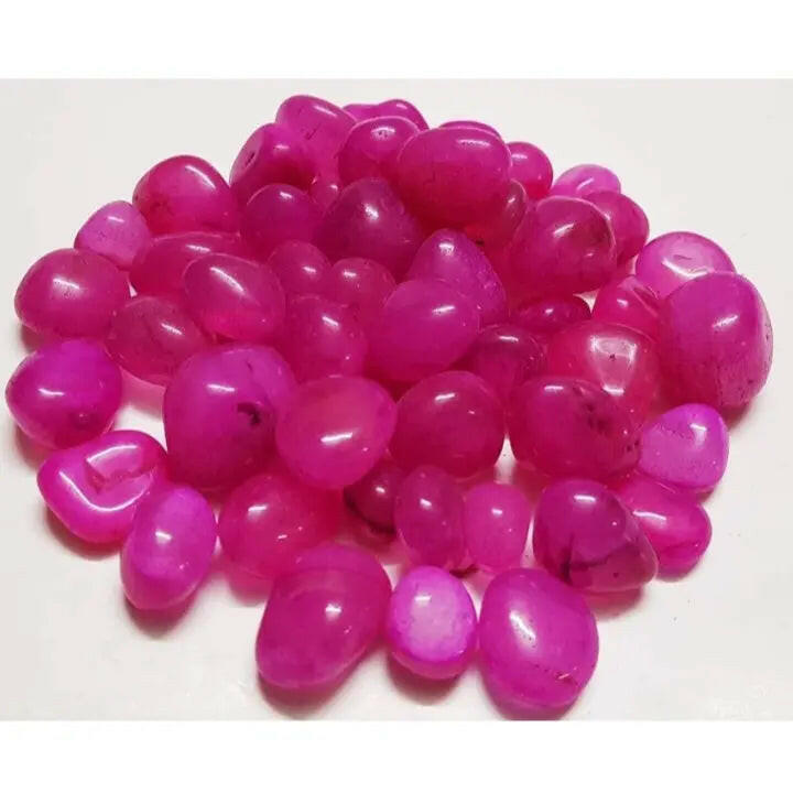 Pink Onyx Decorative Pebbles Stones Fashtales Handicrafts