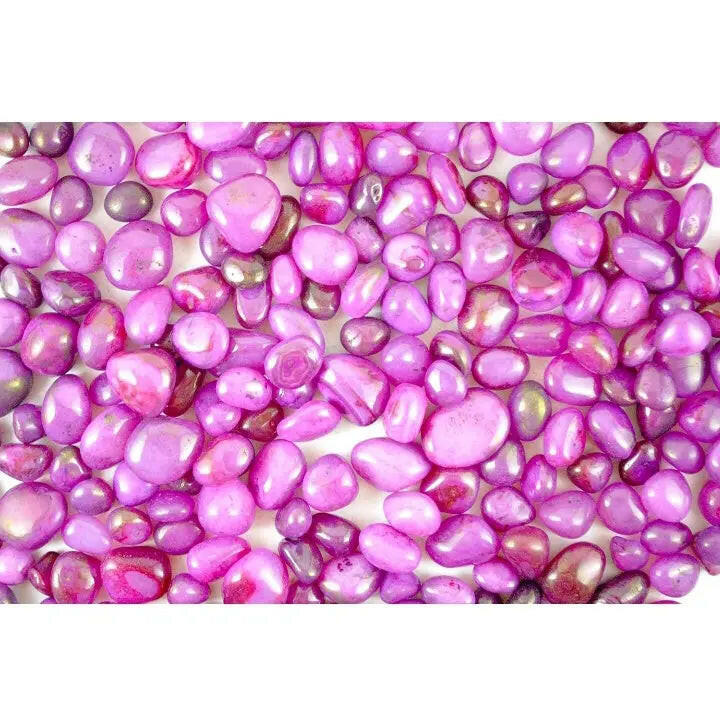 Pink Onyx Decorative Pebbles Stones Fashtales Handicrafts
