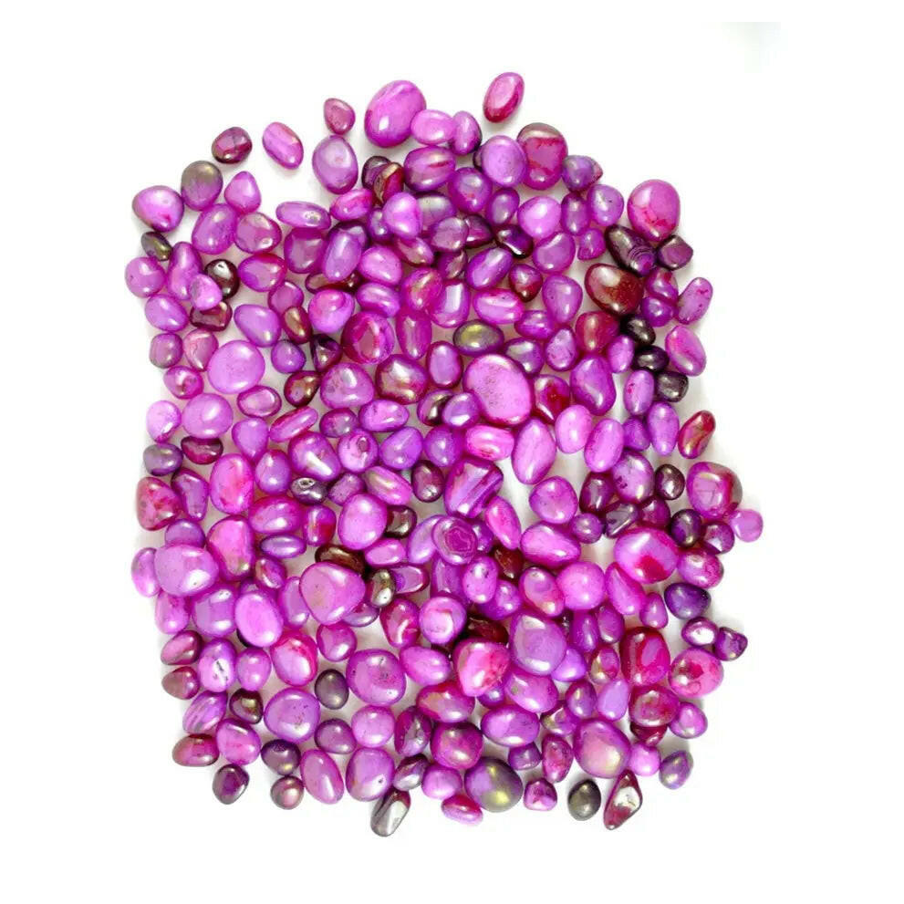 Pink Onyx Decorative Pebbles Stones Fashtales Handicrafts