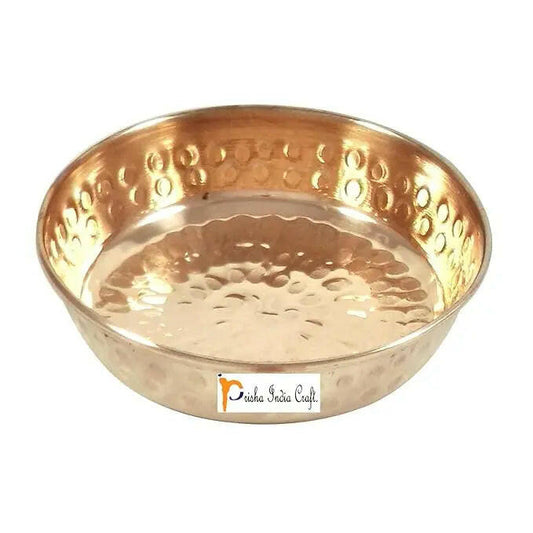 Copper Serving Pudding Bowl,