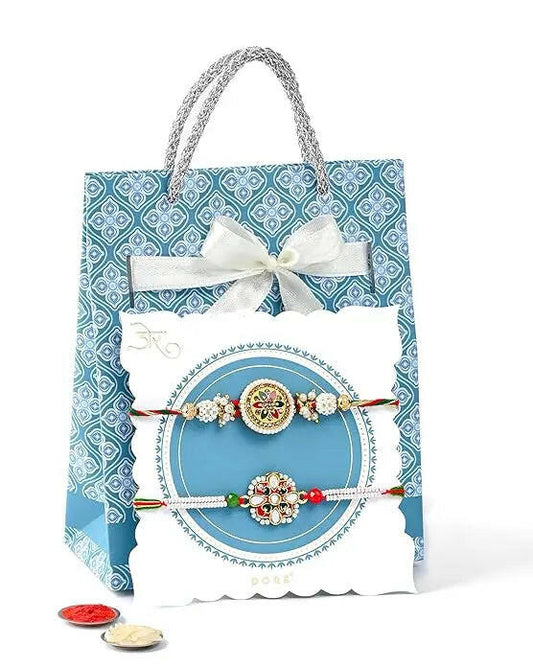 Fashtales Handicrafts Rakhi For Bhaiya Rakhi For Brother Rakhi For Brother Set Of 2 Rakhi For Brother Pack Of 2 Rakhi Combo Set Of 2 Bhaiya Rakhi Rajputana Couture Rakhi Set Of 2