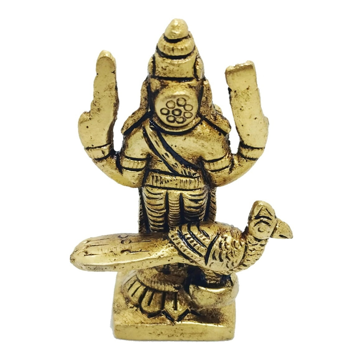 Fashtales handicrafts Murugan Idol Brass Mini