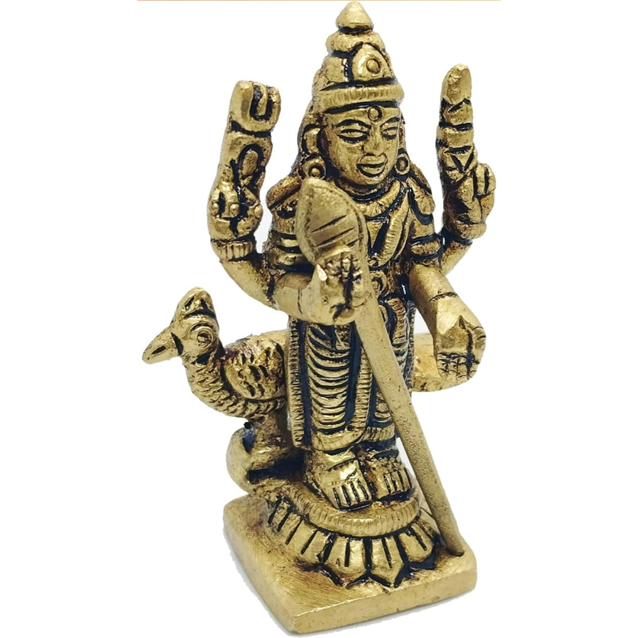 Fashtales handicrafts Murugan Idol Brass Mini