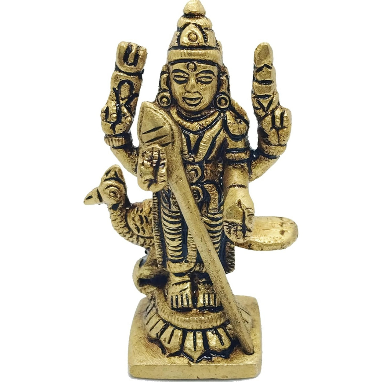 Fashtales handicrafts Murugan Idol Brass Mini