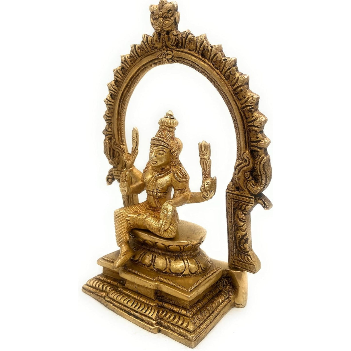 Fashtales handicrafts Brass Lord Karthikeyan Idol | Murugan Statue | Kumaraswamy | Swaminatha Murti | Subramanya | Kumara| Mahasena | Shanmukha | Subrahmanya