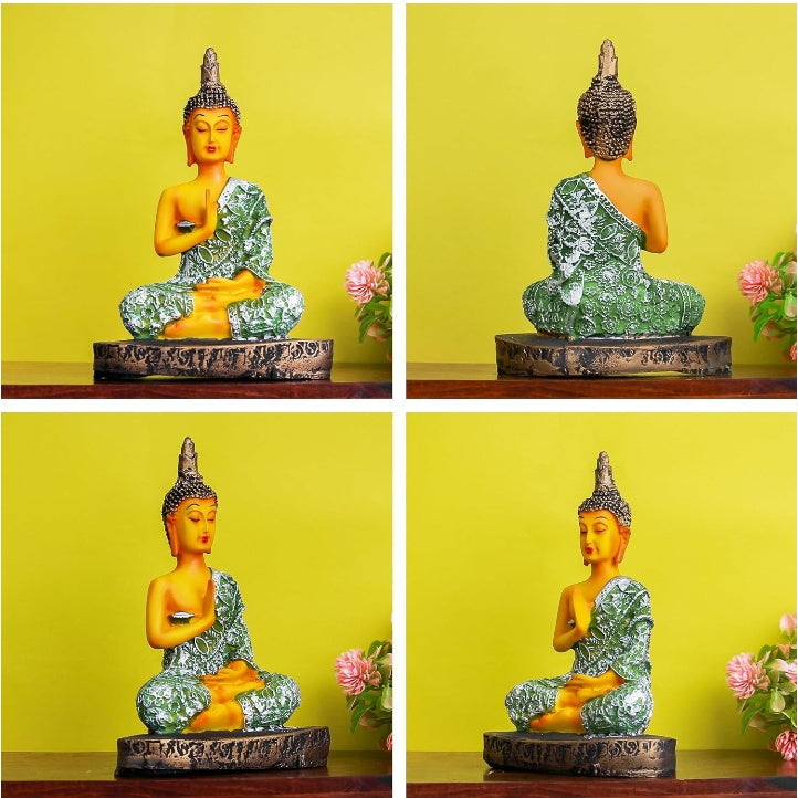 Fashtales handicrafts Poly Resin Sitting Wisdom Lord Buddha