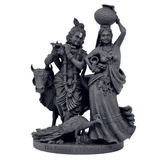 Fashtales handicrafts Radha Krishna 3D Printed UV Resin Statue