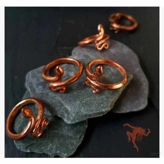 Sadhguru Copper Snake Ring