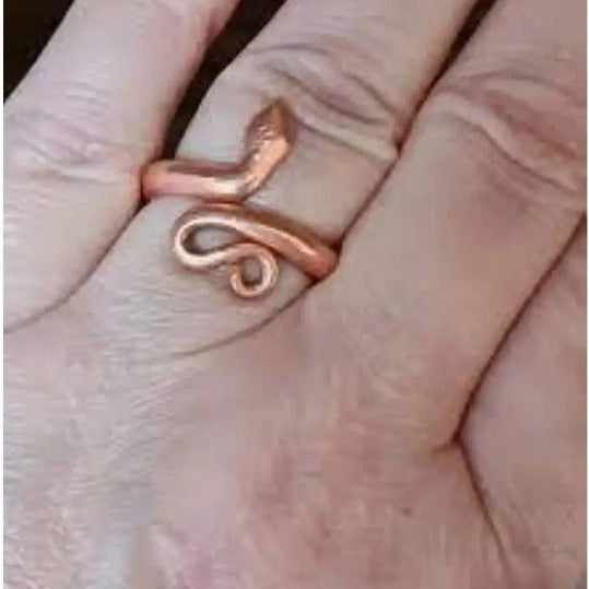 Sadhguru Copper Snake Ring