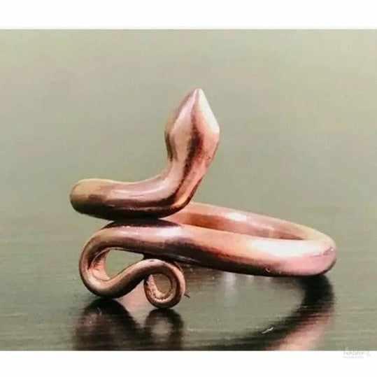 Sadhguru Copper Snake Ring