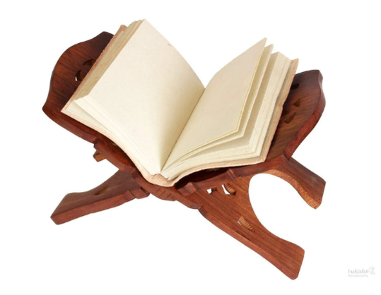 Sheesham Wooden Holy Book Stand Rehal for Pooja Reading Geeta Bible Quran Books