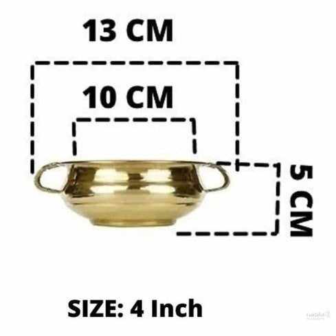 Traditional Brass Urli Bowl Gold 4/6/9 inch