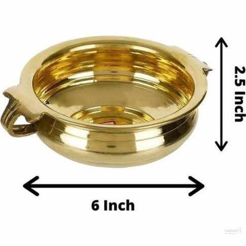 Traditional Brass Urli Bowl Gold 4/6/9 inch