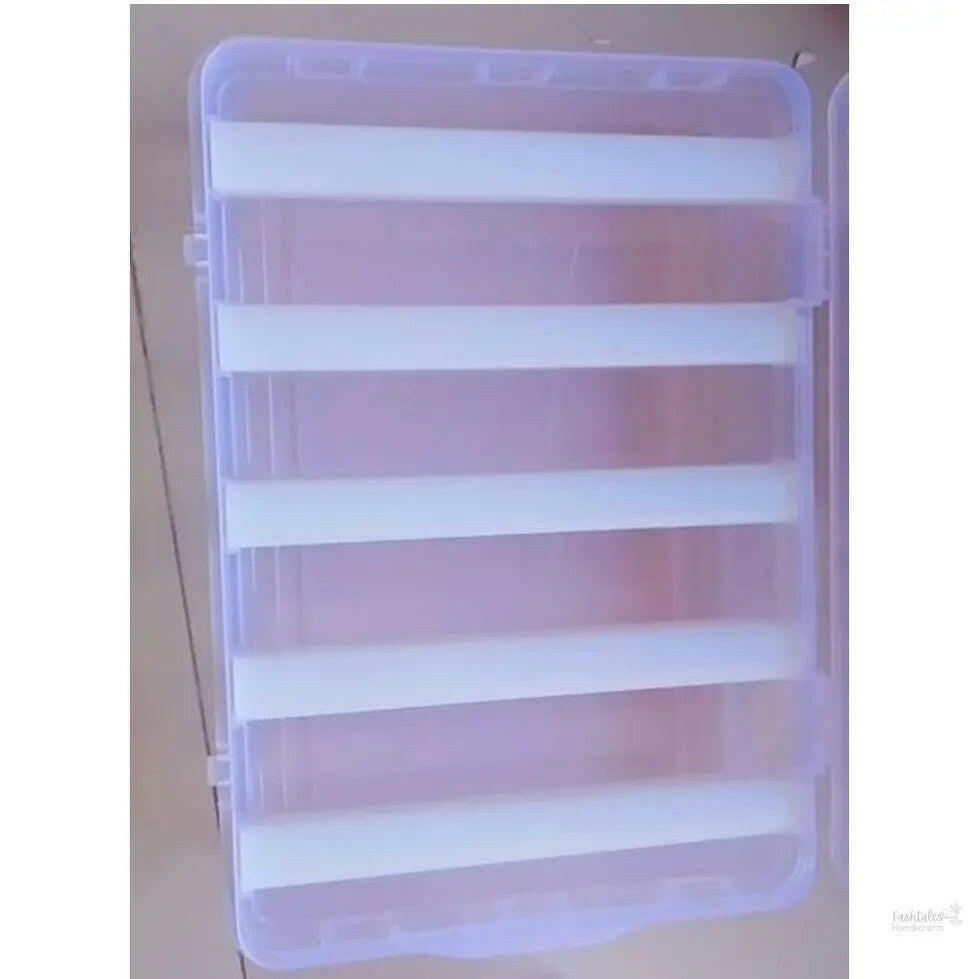 Transparent Stylish Multipurpose Plastic Bangle Box With 5 Detachable Rods For Women and Girls,Organizer Accessories Plastic Storage Box For Jewellery (Large)