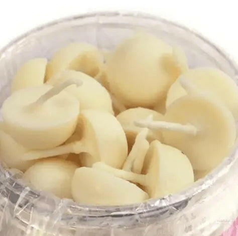 Vanaspati Ghee Diya (12 cm x 10 cm x 5 cm, Set of 100, White)