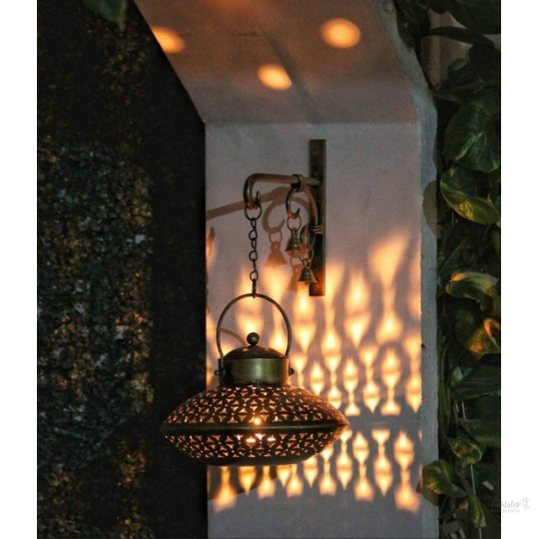 Vintage incense holder Hanging incense burner Dhoop cone incense boho diya or candle lantern decor spiritual decor gifts cone incense burner