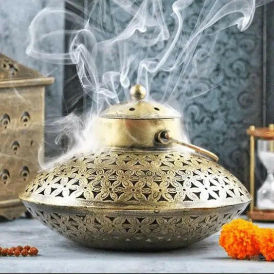 Vintage incense holder Hanging incense burner Dhoop cone incense boho diya or candle lantern decor spiritual decor gifts cone incense burner