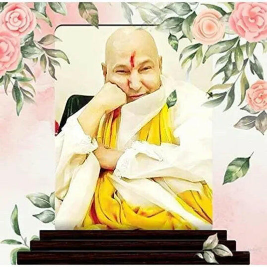 Wooden Idols Figurine & Showpiece | Guruji Simple | Spiritual Home Décor Statue