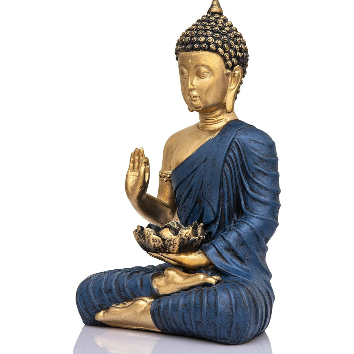 new meditating sitting buddha statue