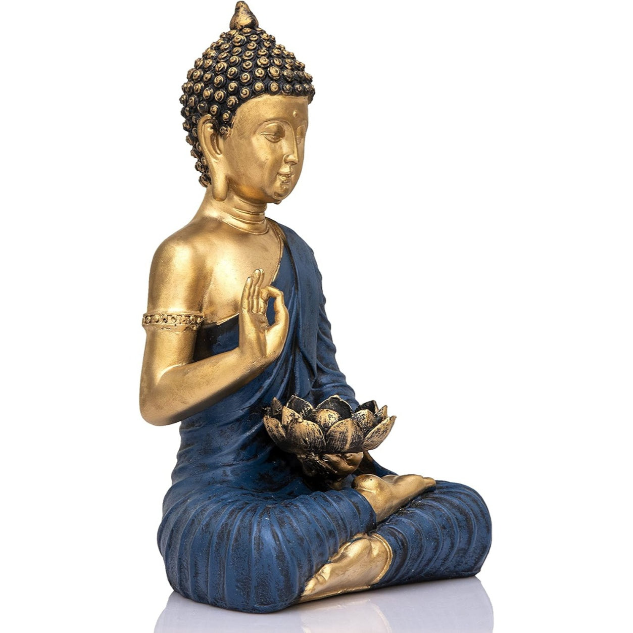 new meditating sitting buddha statue